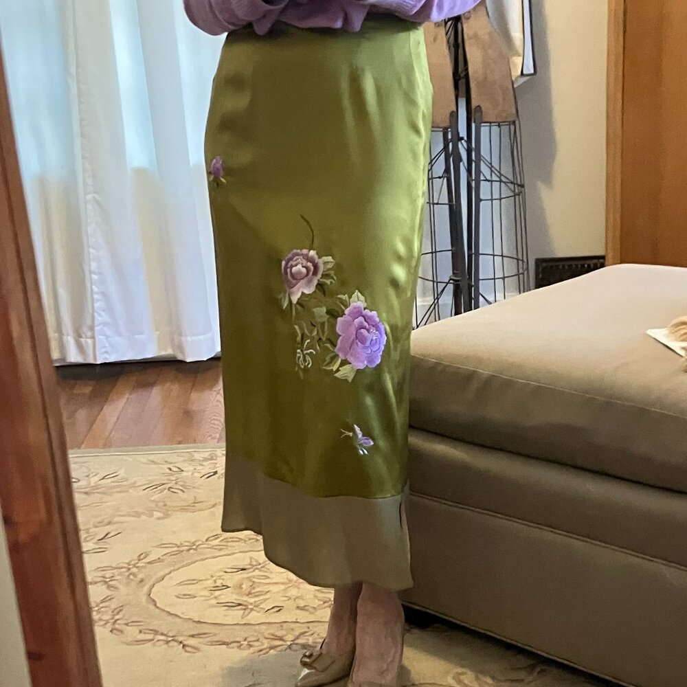 Silk Reversible Skirt